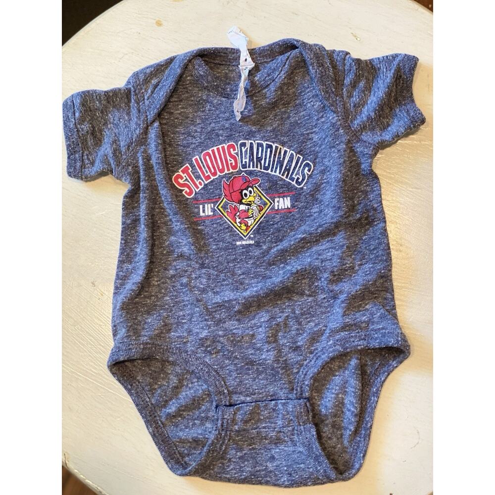 MLB At. Louis Cardinals Toddler Boys Fan Bodysuit Set, 6 Months‎